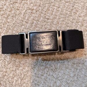 Black Gucci belt